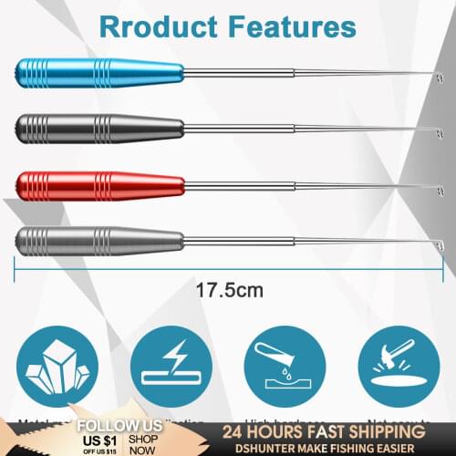 2021New Fishing Hook Remover Stainless Steel Hook Detacher Removal Fishhook Disgorger with Deep Throat Fish Hook Extractor