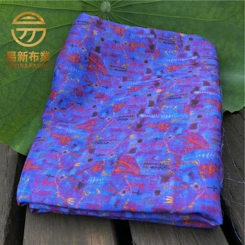 ZYG High Quality Natural Pure Ramie Linens Cloth Fabric Summer Thin Chinese Style Robe Dress Tissu Diy Sewing