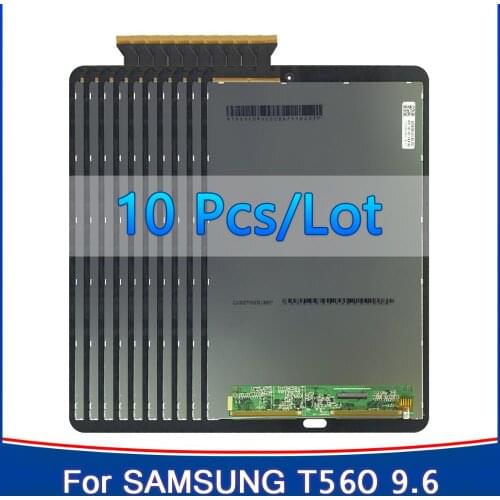 10 pcs/lot 100% Test For Samsung Galaxy Tab E 9.6 SM-T560 T560 SM-T561 LCD Display Touch Screen Digitizer Panel Tablet Assembly