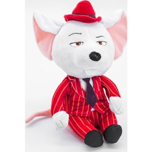 15 CM Ty Beanie Big Eyes Mike the Mouse in the Movie Sing Plush Toy Stuffed Animal Doll Birthday Gift for Boys and Girls