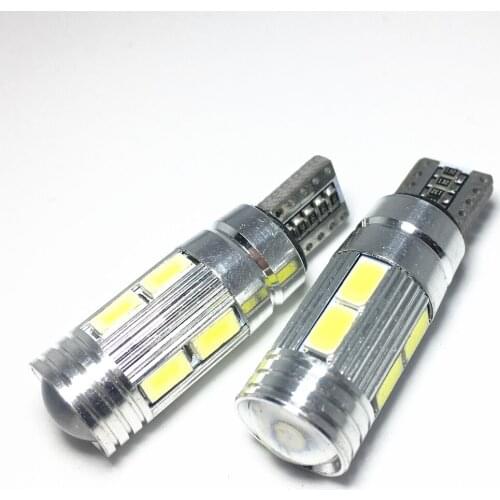2PCS Car T10 LED Canbus 194 W5W 10 SMD 5630 LED Parking Light License plate lamp Decode side lamp Bulb No Error LED Light 12V