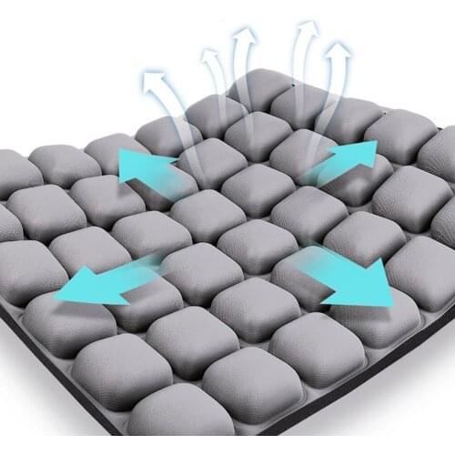3D Air Cushion for Office Chair Car Seat Air Seat Cushion Back Cushion for Relieving Back Sciatica Tailbone Pain Seat Pad