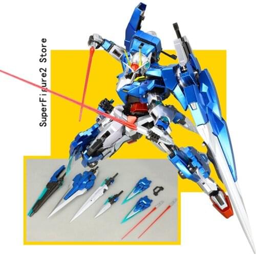 B A N D A I metal color MG 1/100 00 Seven Swords Assembly model Action Figure Toys