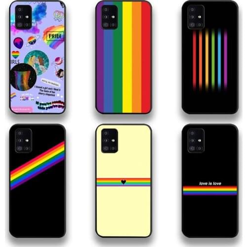 Gay Lesbian LGBT Rainbow Pride Phone Case For Samsung Galaxy A21S A01 A11 A31 A81 A10 A20E A30 A40 A50 A70 A80 A71 A51