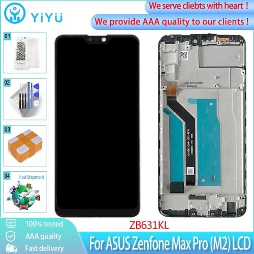 6.26'' Original Display Digitizer For ASUS Zenfone Max Pro M2 ZB631KL LCD Touch Screen Replacement For Asus ZB631kl X01BDA LCD