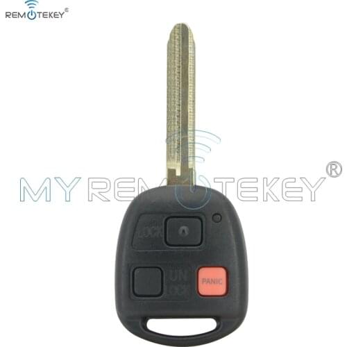 Remtekey Remote key 3 button TOY43 315mhz with 4C chip For Toyota Land Cruiser HYQ1512V 1998 1999 2000 2001 2002 Car key