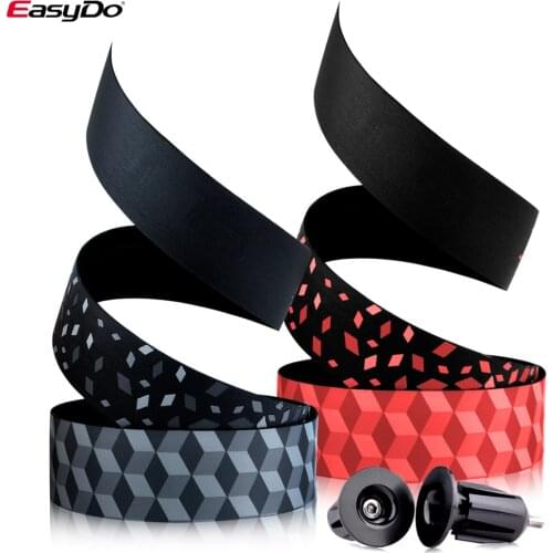EasyDo Advanced Double-Color Road Bike Handlebar Tape Bicycle Sweat-Absorbent Bar Tape Professional Cycling Accessories