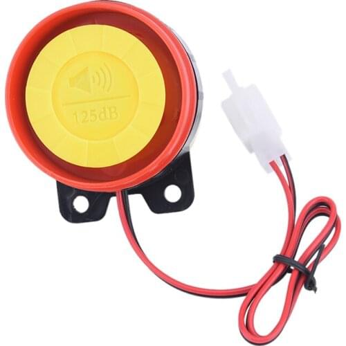 1pc Loud car horn 12V Car Truck Horn Simple Design Motorcycle Electric Driven Air Raid Siren Alarm Safety Horn accessories