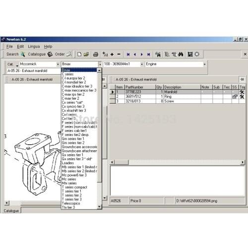 McCormick 7.3 spare parts catalog