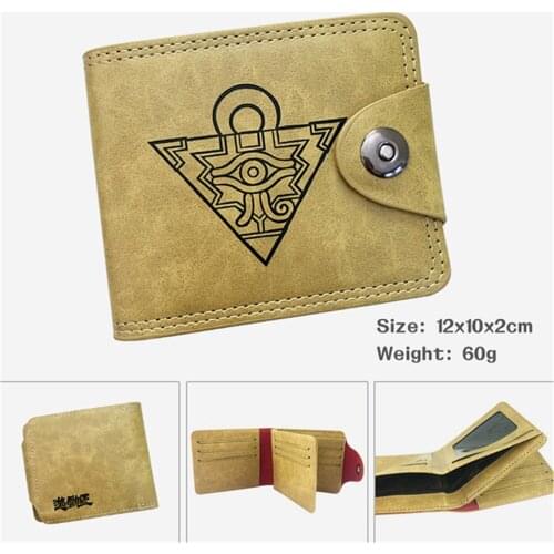 Anime Duel Monsters PU Wallet Casual Mens Leather Hidden Discount Note Compartment Coin Photo Credit Cards Holder Purses