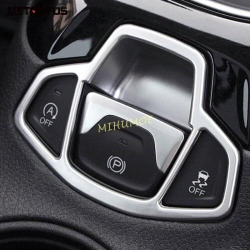 For Jeep Compass 2017-2021 Interior Dashboard Electric Park Brake Switch Covers