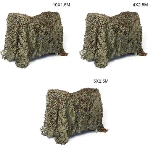 Woodland Camo Netting Camping Military Hunting Camouflage Net for theme Parks G5AD