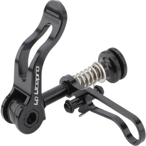 Litepro small cloth car seat tube clamp Bromptonq titanium alloy seat rod buckle seat tube clamp CNC ultra-light modified parts