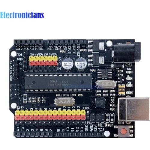 For Arduino R3 PLUS Sensor I/O Shield Atmega328P Atmega16U2 Expansion Multifunctional Microcontroller Development Board One