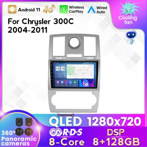 MEKEDE IPS 1280*720 HD Android 10 For Chrysler 300C 2004 - 2011 Car Radio Multimedia Video Player Navigation GPS 2 Din NO DVD
