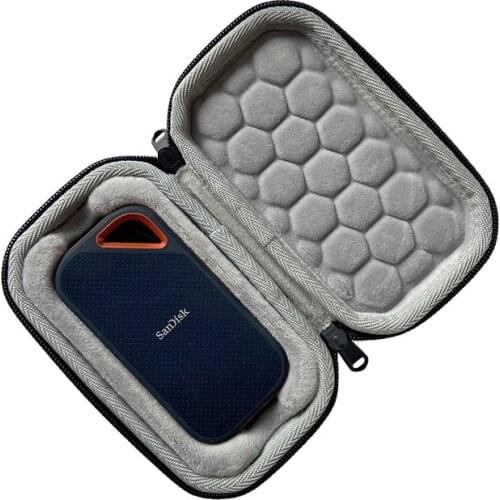 Fashion Storage Bag Box for Sandisk E60 E80 PSSD Solid State Drive Protective Cover
