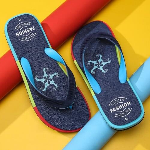 Men Shoes Mens Sandals Arrival Summer Flip Flops High Quality Beach Anti-slip Zapatos Hombre Casual Shoes Wholesale Slippers