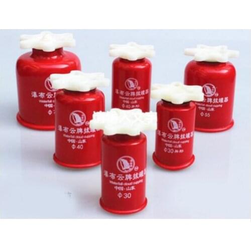 Authentic 3 / 4 / 6 pcs waterfall vacuum cupping set red pot cans hand twist magnetic therapy massage cup with the bright spot