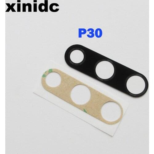 Xinidc Original New For Huawei P30 P30 Pro P30 Lite Back Rear Camera Lens Glass with Adhesive Sticker Replacement Parts