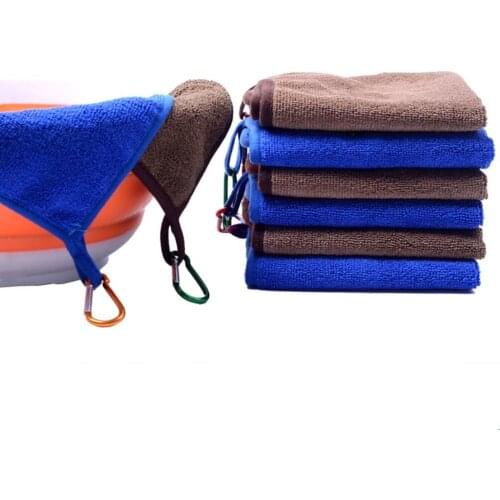 Microfiber Swimmimg Fishing Towel Various Colors 29X29cm Ultralight Outdoor Absorbing Water Quick Dry Hand Towel