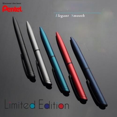 Pentel BLN2005 Rotary 0.5-speed Dry Water Pen Black Clip 2505 with Business Gift Box Signature Pen Office School Accessories
