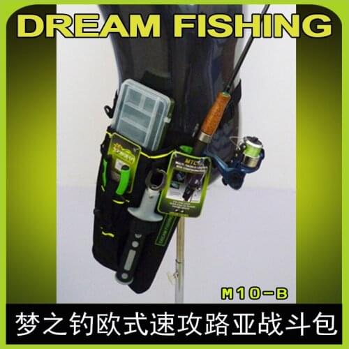 M10 Outdoor fishing bag lure bag European adjustable Multi-functional lure battle bag leg / shoulder / bait bag