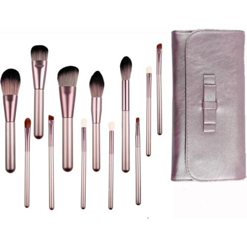 Waylike 12 Pieces Makeup Brushes Set Eye Shadow Foundation Powder Eyeliner Eyelash Lip Make Up Brush Cosmetic Beauty Tool