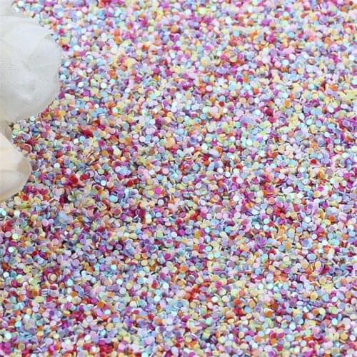10g Multi Size 1-3mm Flat Dot Shape Sequins Paillettes for Nails Art Manicure Wedding Decoration Confetti Mix Colors Sequin Set