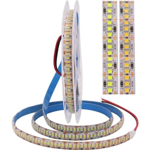DC12V Led Strip 240Leds/m Waterproof 2835 Flexible LED Ribbon Tape Light Strip 4000K 3000K 6000K 5m/lot