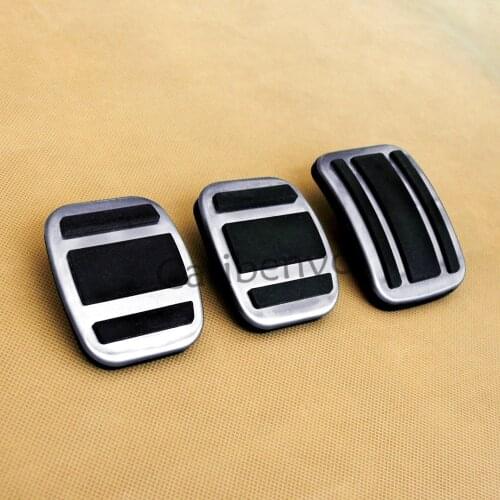 3Pcs/Set Non-Slip Car MANUAL Gas Brake Clutch Pedal For 2017-2020 Peugeot 3008 5008 508 Citroen C5 Opel DS 7 Accelerator