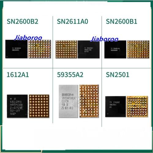 5pcs 1612A1 SN2611A0 SN2501A SN2600B1 SN2600B2 59355A2 BCM59355A2IUB3G usb charging for iphone 8/8P X XS/MAX 11 PRO/ MAX