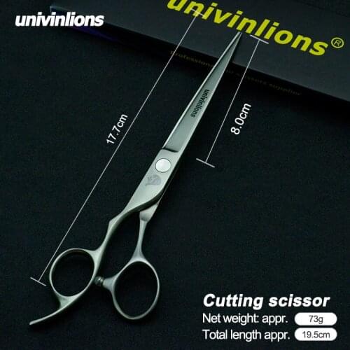 7" Pet Dog Grooming Scissors Left Hand Hair Clippers Cat Shears Animals Straight Scissors Pet Trimmer Cutting Lefty Scissors