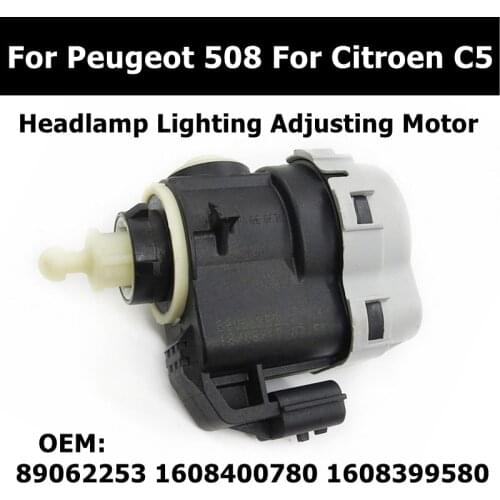 89062253 1608400780 1608399580 Headlamp Lighting Adjusting Motor For Peugeot 508 For Citroen C5