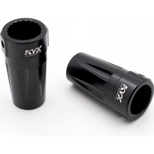 KYX Racing Straight Axle Rear Lock-Out Adapter Upgrades Parts Accessories for 1/10 RC Crawler Car Axial Wraith