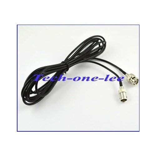 Free shipping 1 piece Extension cable BNC male plug to BNC female Jack connector adapter Extension pigtail cable RG174 3M
