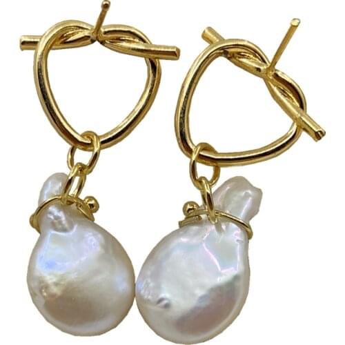 Женские золотые серьги Blue July China At AliExpress