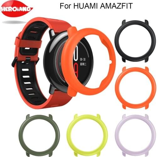 High quality Slim Frame Colorful PC Case Cover Smart Watch Fashion Slim Frame Cover Protect Shell For HUAMI AMAZFIT smartwatch