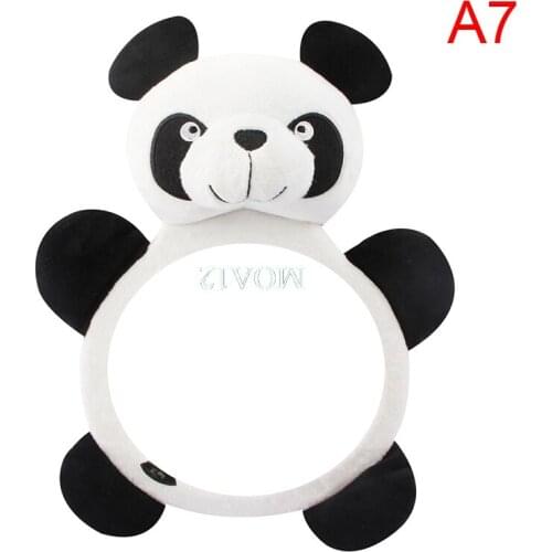 Child Kids Infant Baby Safety Monitor Accessories Baby Car Mirror Cartoon Car Back Seat Rear View Facing Headrest Mount