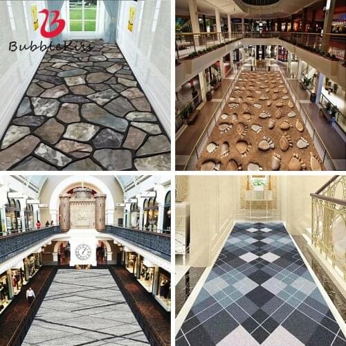 Bubble Kiss 3D Printed Corridor Long Carpet Modern Living Room Non-Slip Floor Mats Hotel Aisle Mall Entrance Hall Passage Rugs