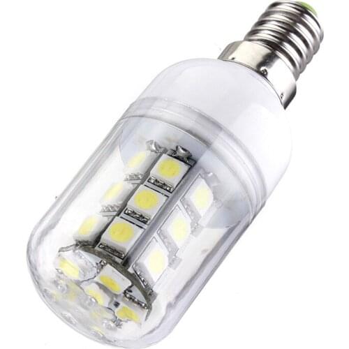 E14 Energy Saving Corn Light Bulb AC/DC12V Pure/Warm White 3W 350LM 27 LED 5050 SMD Lamp Bulbs Support Dropshipping