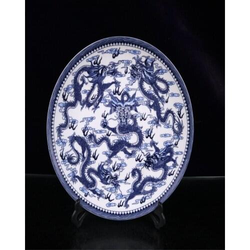 China Porcelain Hand Painting Dish Elaborate Crafts Home Decoration#14