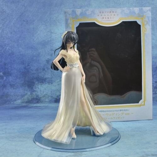 Sexy Anime Rascal Does Not Dream of Bunny Girl Senpai Sakurajima Mai Makinohara Shoko Sexy Girl Anime Action Figure Toys Model