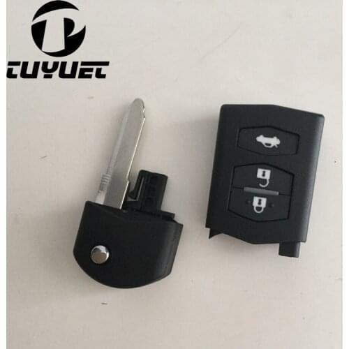 FOB Flip Remote Key Case For Mazda Remote Key Shells 3 Buttons For M2 M3 M5 M6 MX5 RX8