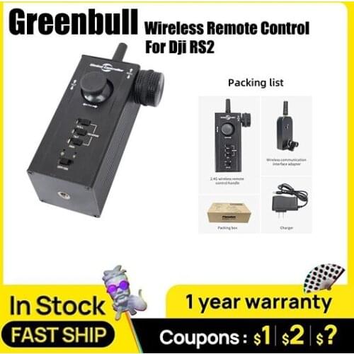 Greenbull Wireless Remote Control For Dji RS2 Gimbal Stabilizer Accessories Parts Long Distance Shooting