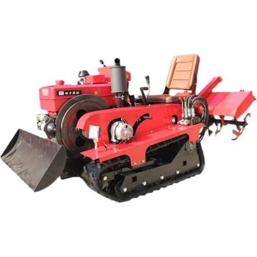 25HP Crawler Mini Tractor with Tractor,Rotary tiller and Dozer