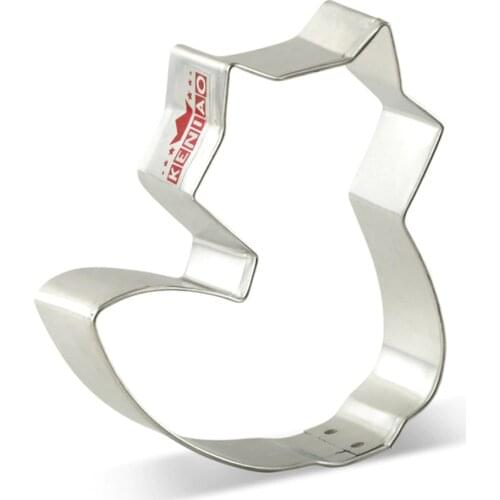 KENIAO Fox Cookie Cutter Woodland Animal Fondant / Bread / Sandwich / Biscuit Cutter for Kids - 8.1 x 8.7 cm - Stainless Steel