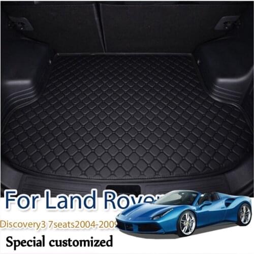 Custom Car trunk mat for Land Rover Discovery3 7seats 2004 2005 2006 2007 2008 2009cargo liner carpet interior accessories cover