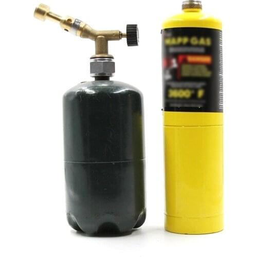 Self-Ignition Brass Gases Torch Portable Brazing Propane Welding Plumbing Tool for Soldering Cooking High Temperature Heating