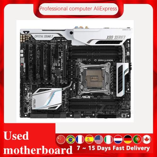 For ASUS X99-DELUXE Original Used Desktop X99 X99M 2011 Socket LGA 2011 Core i7 LGA2011 V3 DDR3 Motherboard