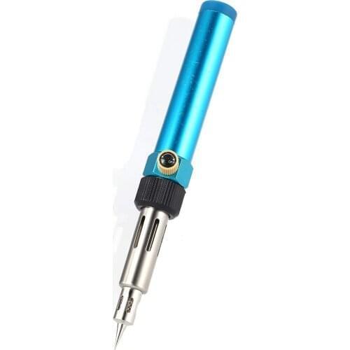 Multi-function Adjustable Temperature Gas Soldering Iron Cordless Welding Pen Burner Butane Blow Torch Solder Iron Hot Air Gun